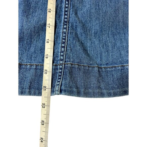 Chaps Women's Denim Mid Length Skirt - Picture 7 of 7